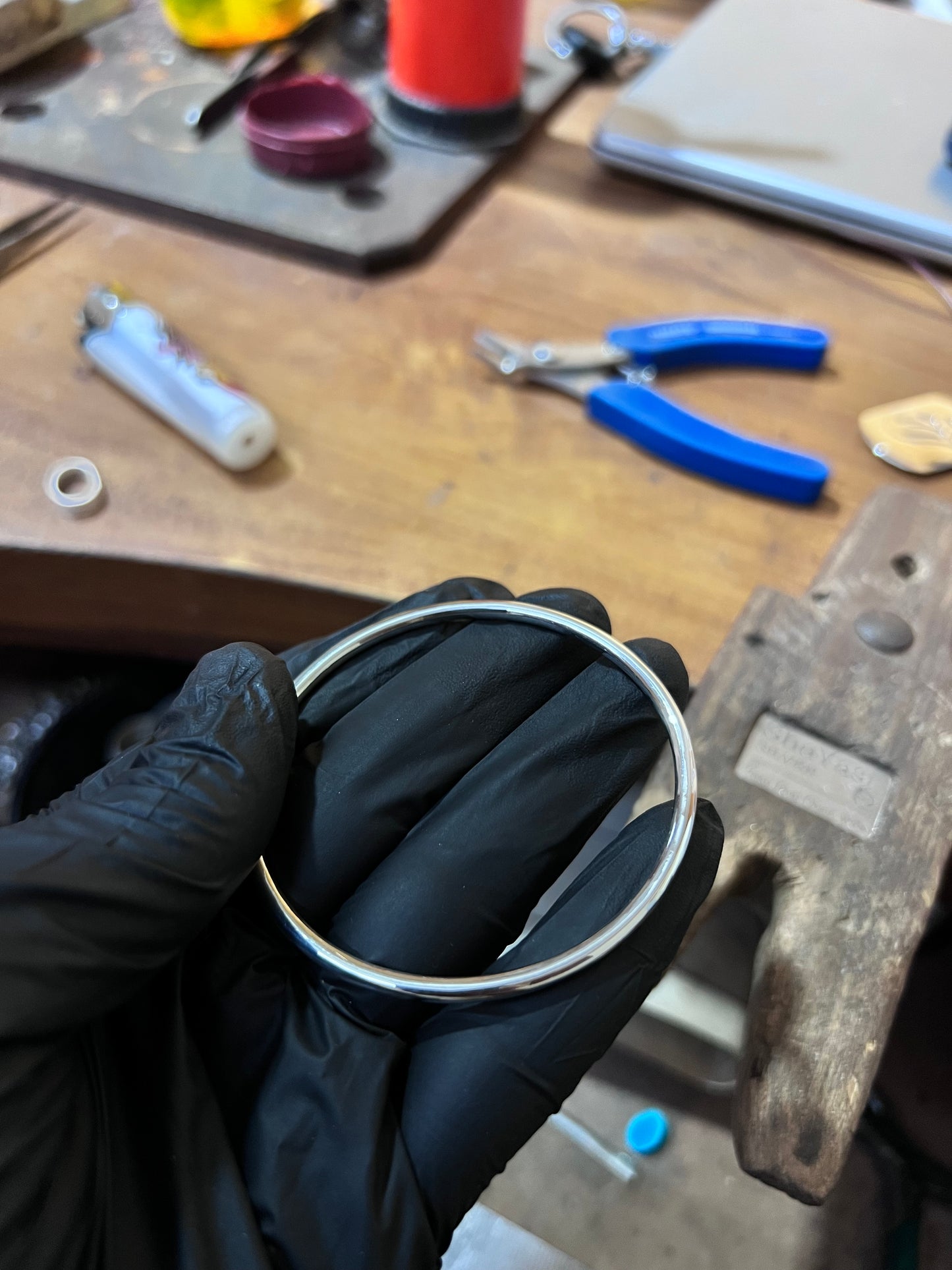 925 Sterling Silver Bangle 3 mm