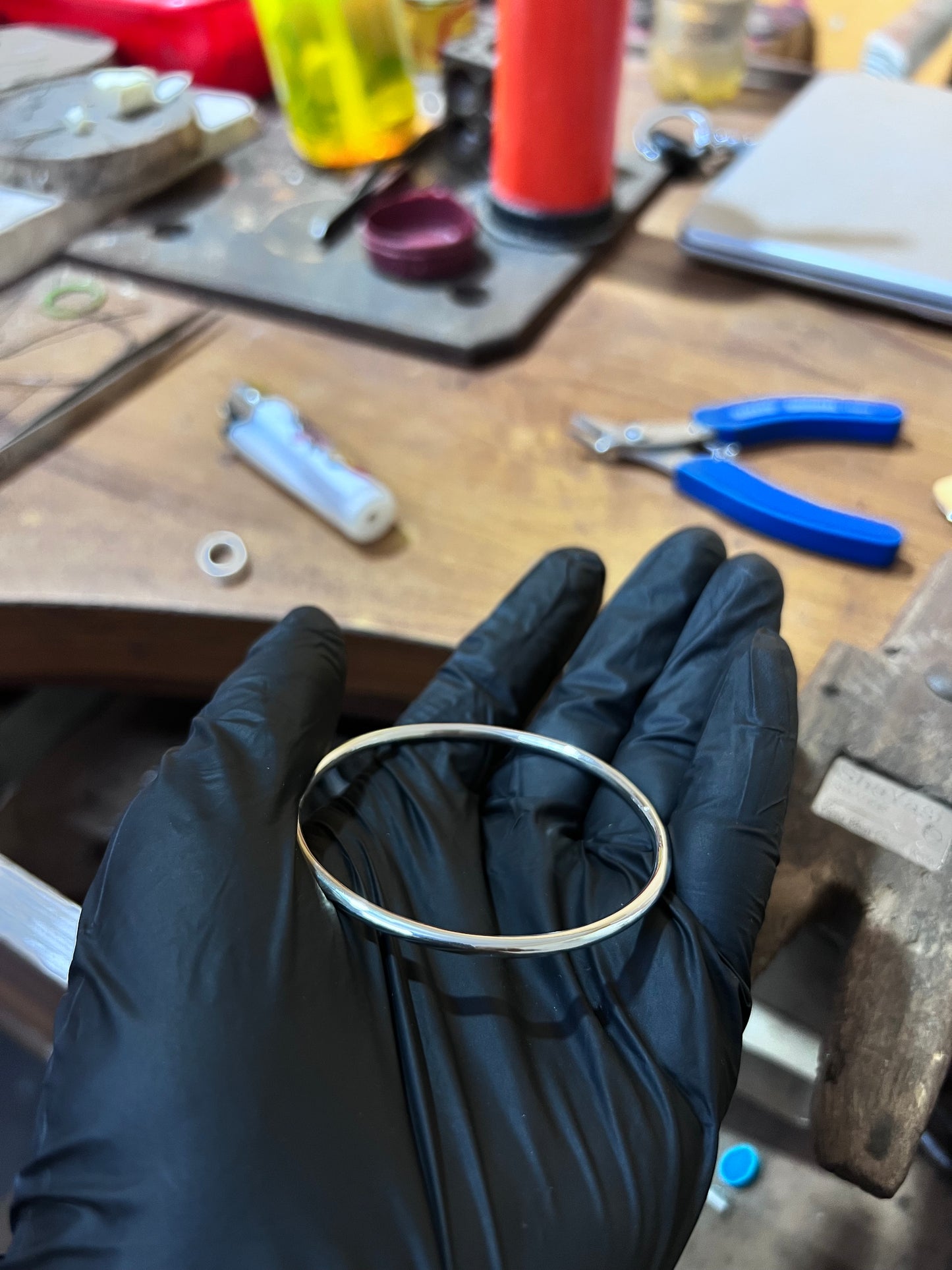 925 Sterling Silver Bangle 3 mm