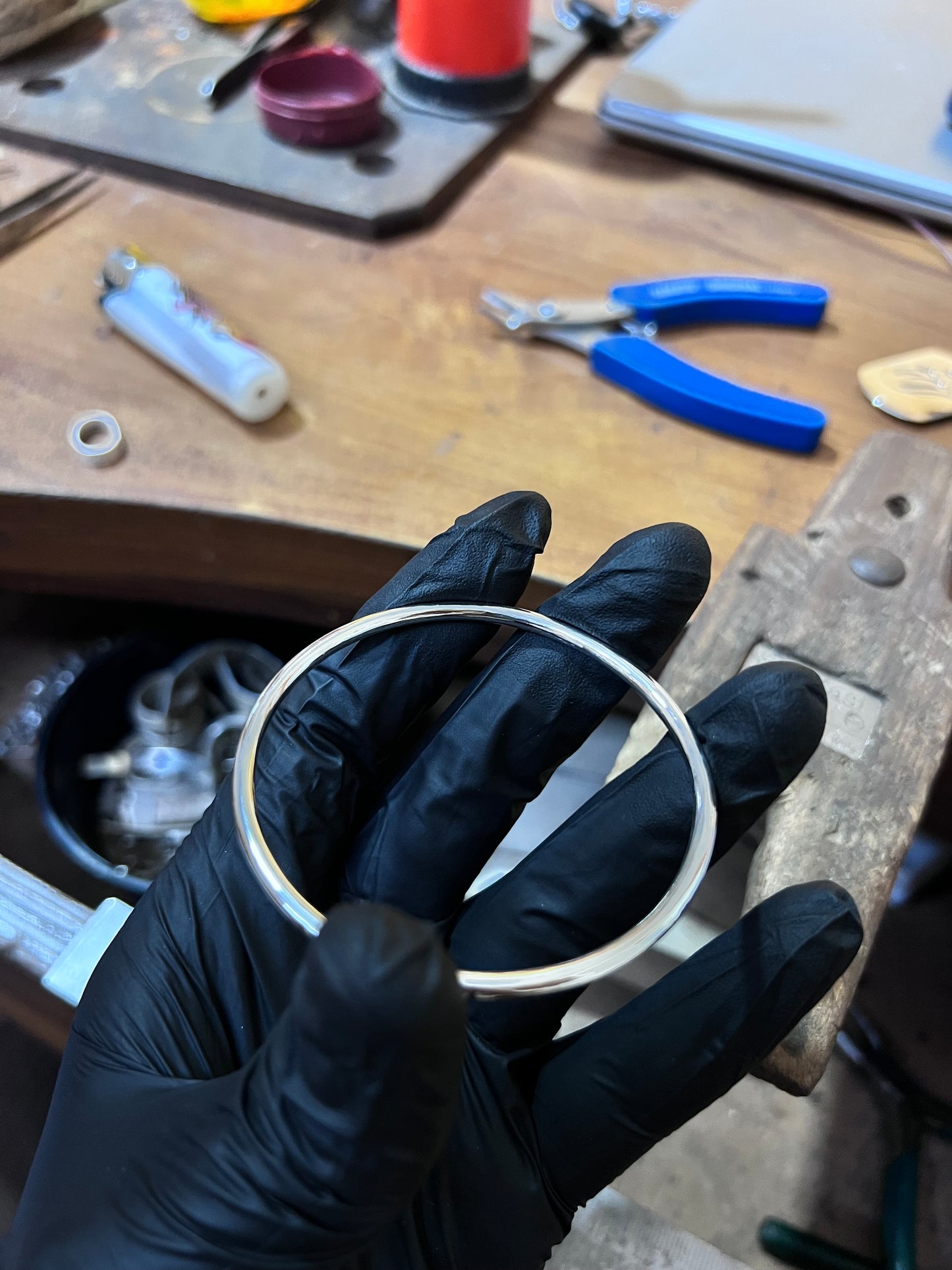 925 Sterling Silver Bangle 3 mm