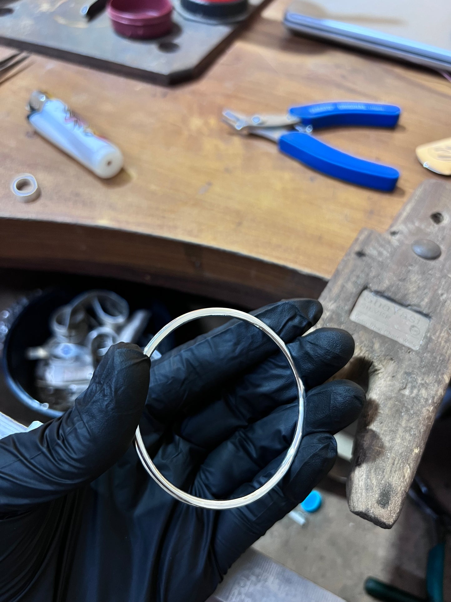 925 Sterling Silver Bangle 3 mm